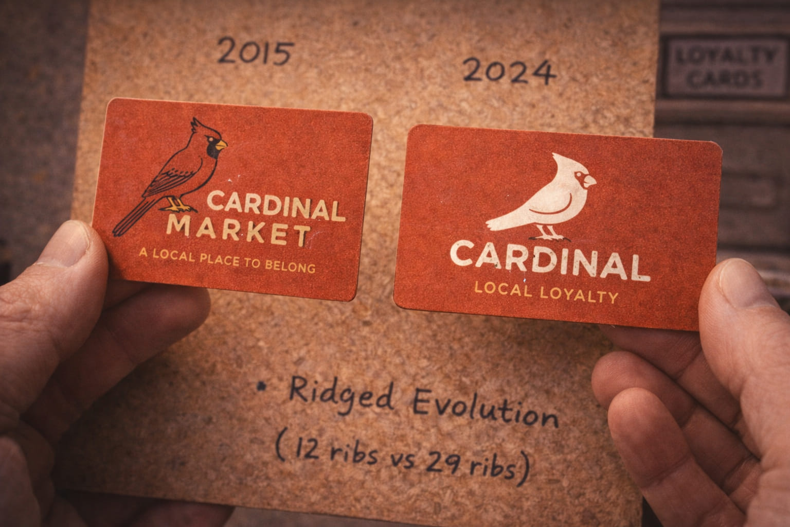 Placeholder image for loyalty card branding comparison