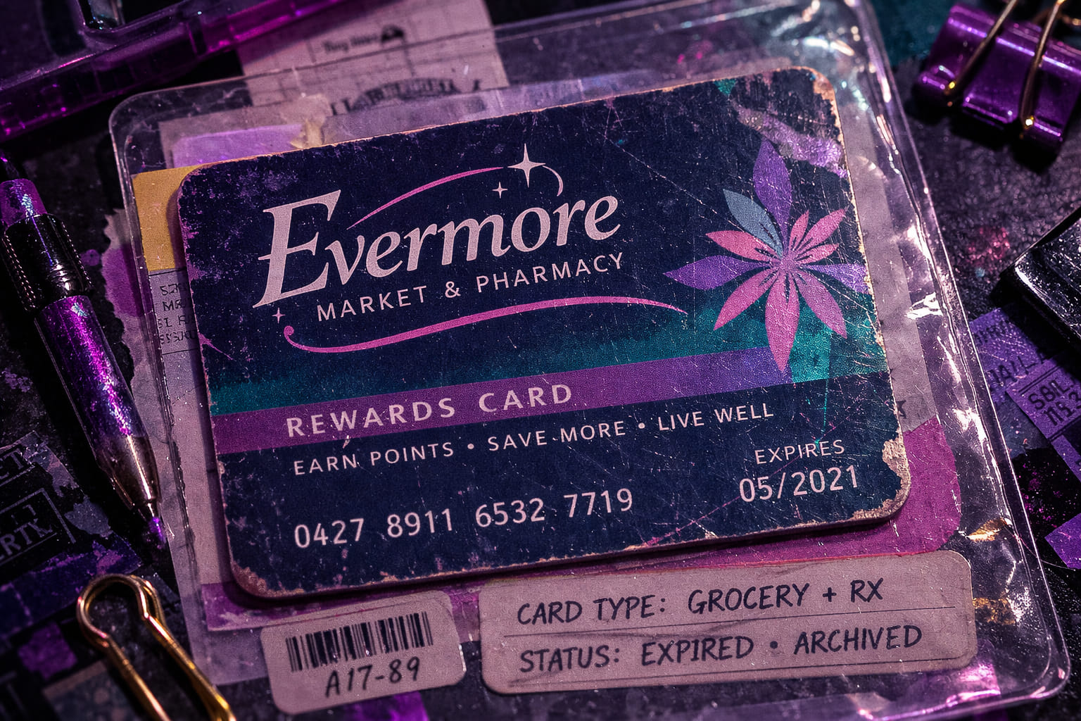 Placeholder image for old loyalty card relic